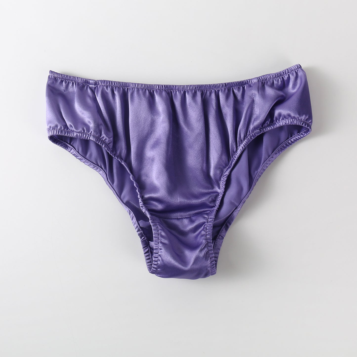 Sample Pure Silk Bikini Size M | Violet | Mulberry Silk Pantie