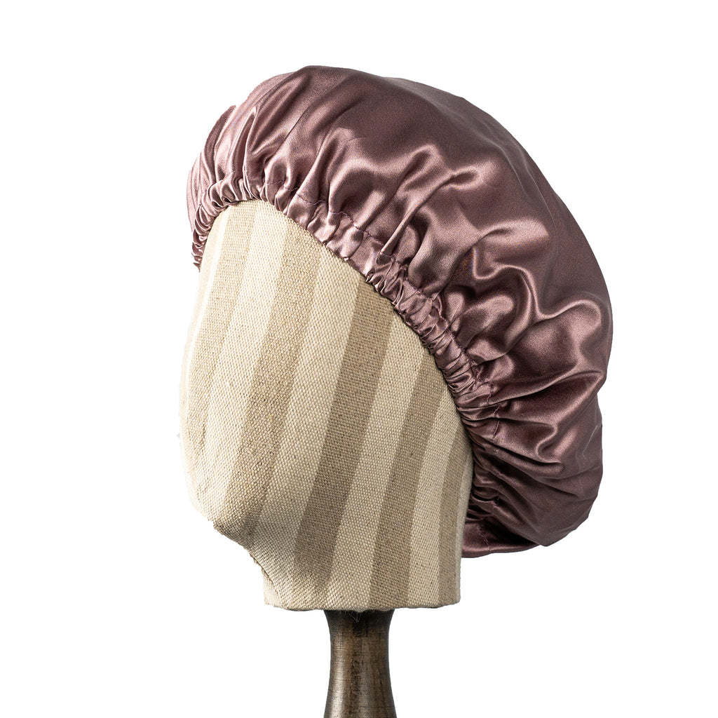 Pure Mulberry Silk Hair Bonnet | Single Layer with Adjustable Elastic | 100% Silk 22 Momme | Sleeping Bonnet Gift