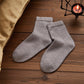 Moon Grey Cashmere Quarter-Length Socks | Flexible Fit