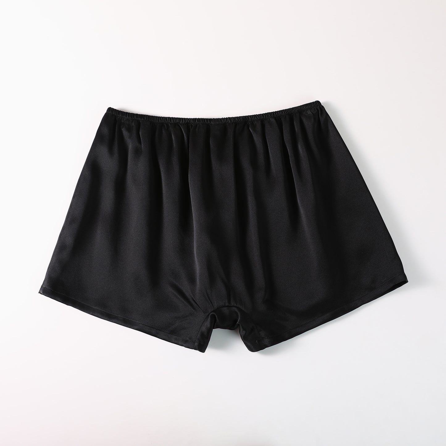 Black Pure Mulberry Silk Men's Trunks | Low Rise | 19 Momme | Soar Collection