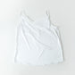 Pearl White Pure Mulberry Silk Cowl Neck Camisole | Spaghetti Strap Silk Charmeuse Cami Top | Soar Collection