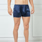 Navy Pure Mulberry Silk Men's Trunks | Low Rise | 19 Momme | Soar Collection