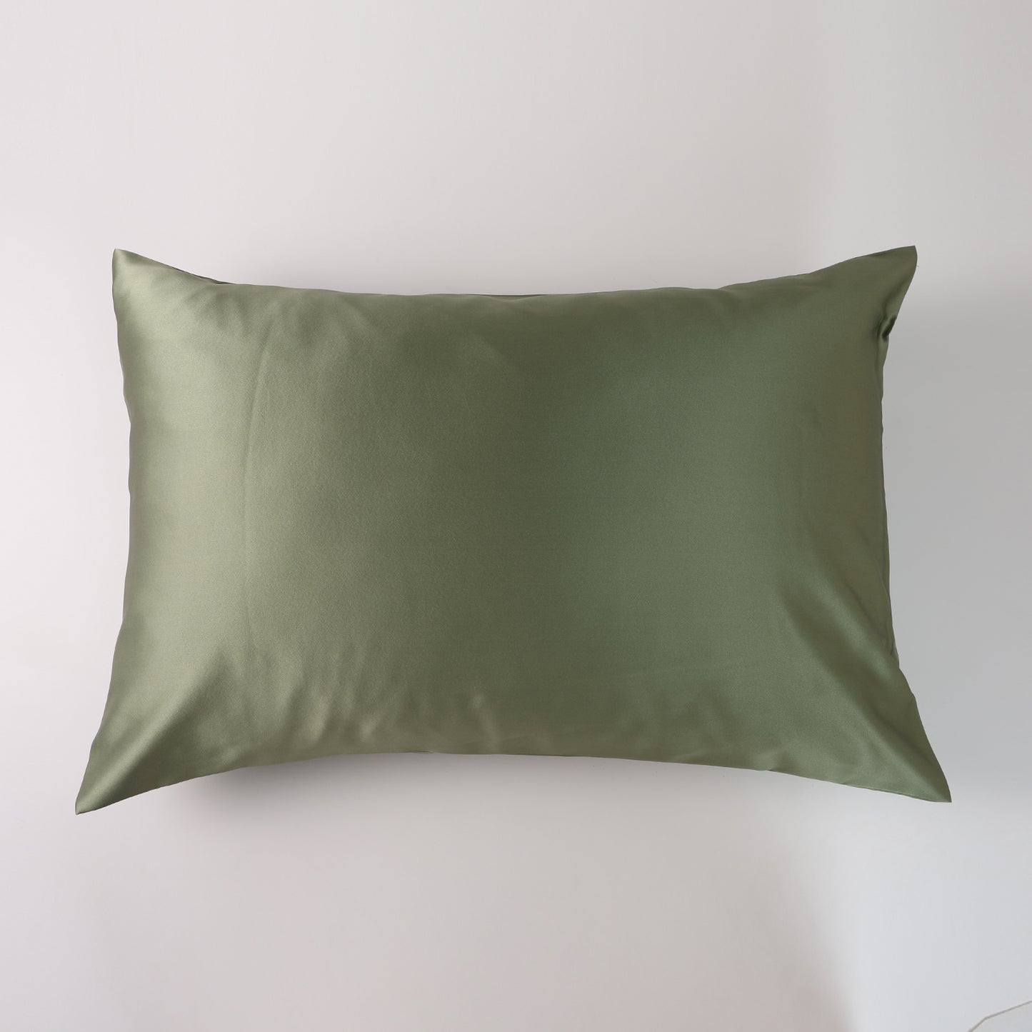 Sage Green Luxury Pure Mulberry Silk Pillowcase | Queen | 32 Momme | Drape Collection