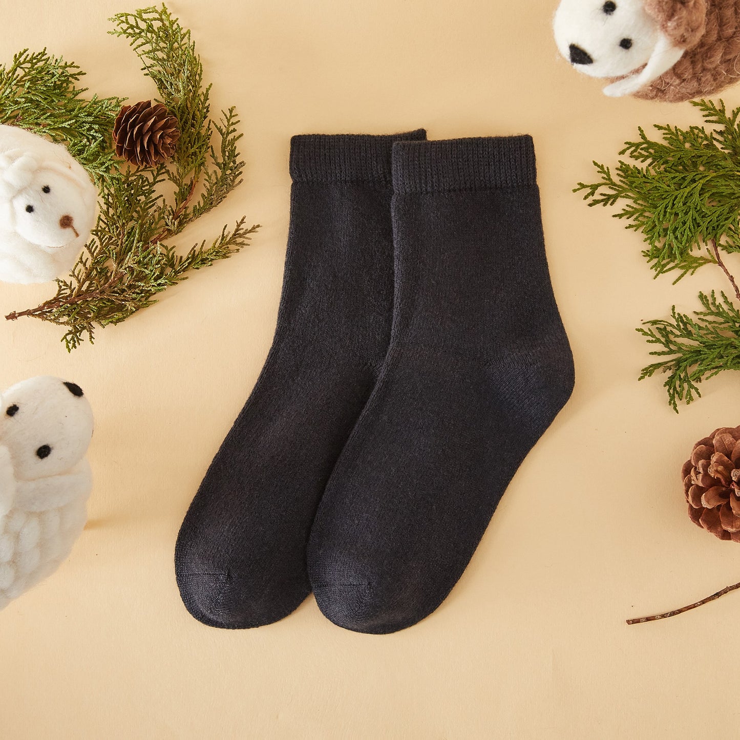 Ice Lake Wool Quarter-Length Socks | Flexible Fit