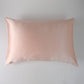 Salmon Pink Luxury Pure Mulberry Silk Pillowcase | Queen | 32 Momme | Drape Collection