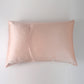 Salmon Pink Luxury Pure Mulberry Silk Pillowcase | Queen | 32 Momme | Drape Collection