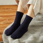 Midnight Blue Cashmere Quarter-Length Socks | Flexible Fit