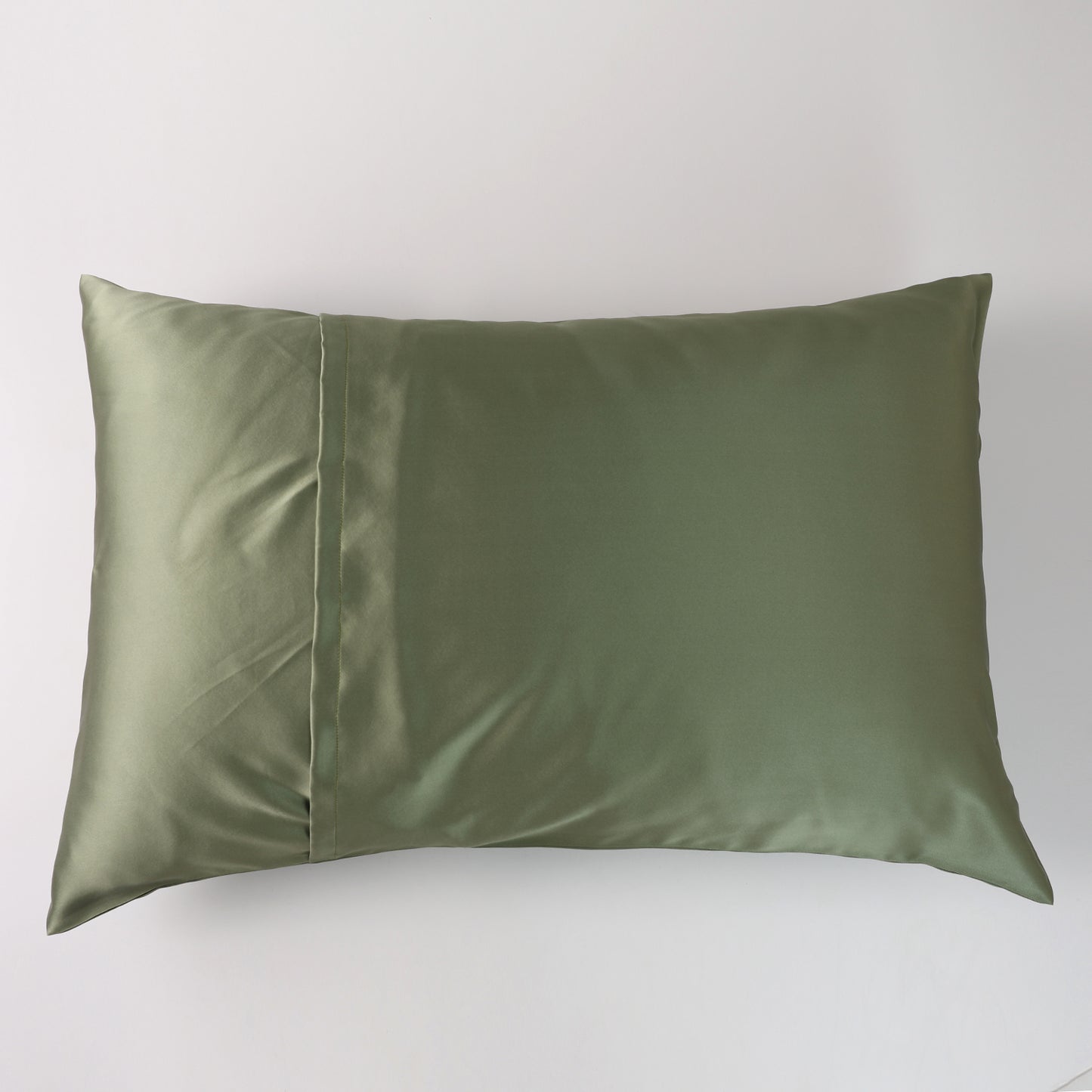 Sage Green Luxury Pure Mulberry Silk Pillowcase | Queen | 32 Momme | Drape Collection