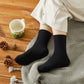 Black Sesame Cashmere Quarter-Length Socks | Flexible Fit