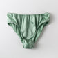 Sample Pure Silk Bikini Size S | Light Green | Mulberry Silk Pantie