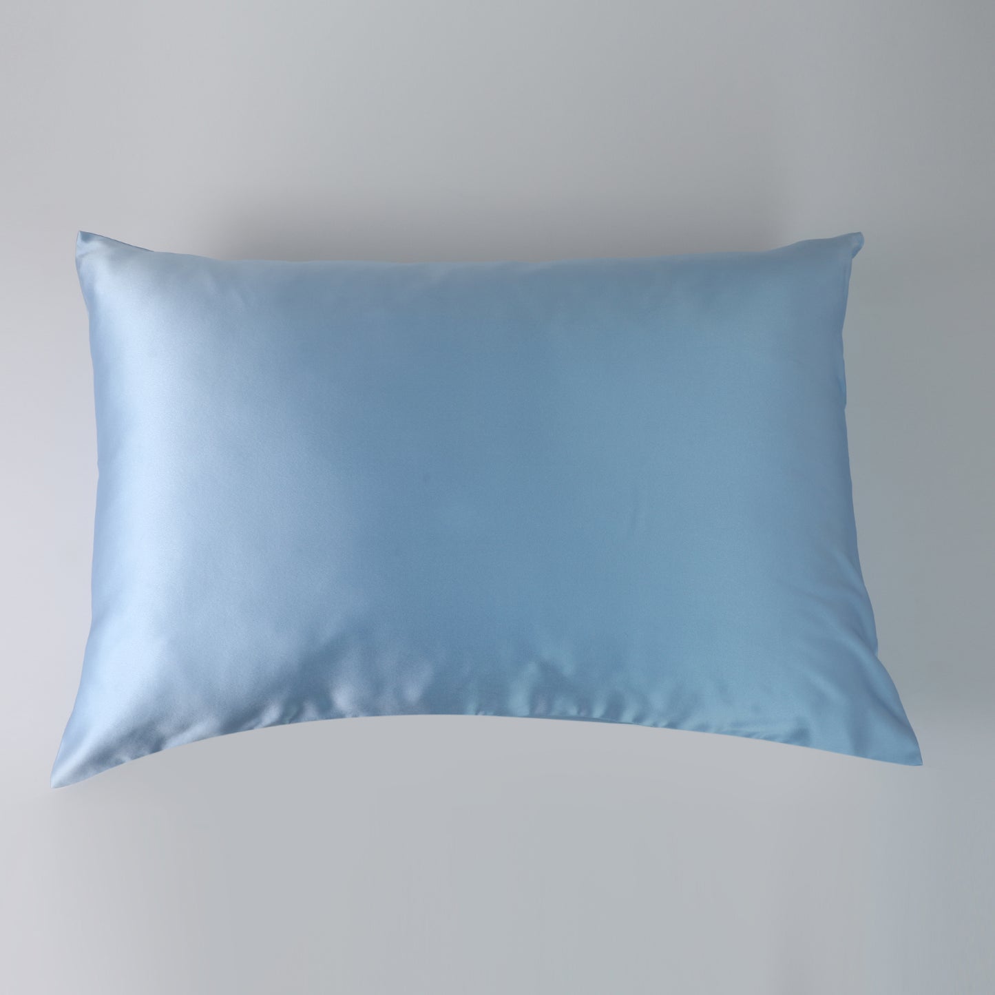 Blue Macaron Luxury Pure Mulberry Silk Pillowcase | Queen | 32 Momme | Drape Collection