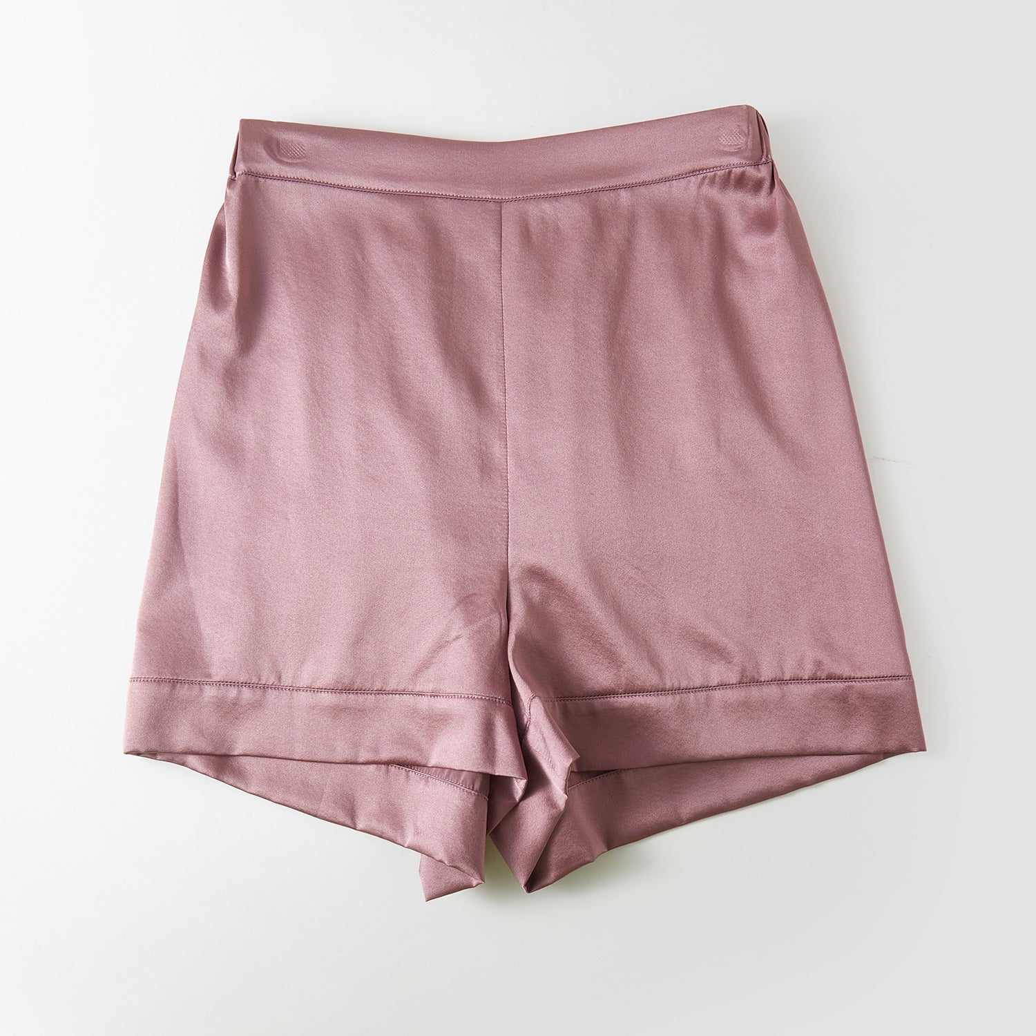 Purple Pure Mulberry Silk Shorts High Waisted 19 Momme M US Size