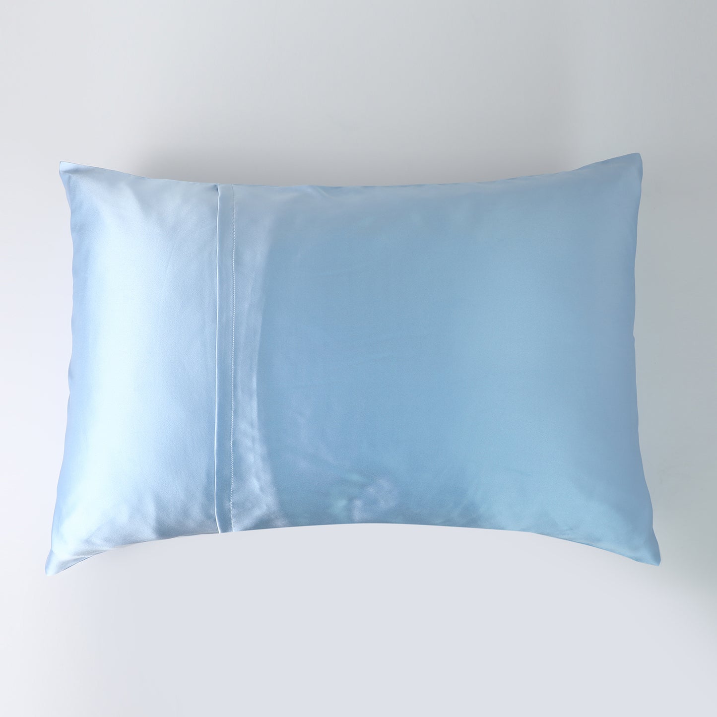 Blue Macaron Luxury Pure Mulberry Silk Pillowcase | Queen | 32 Momme | Drape Collection