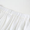 Pearl White Pure Mulberry Silk Petal Shorts | Mid-Waist | Silk Charmeuse Handmade Bridal Shorts | Soar Collection