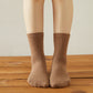 Brown Sugar Wool Quarter-Length Socks | Flexible Fit