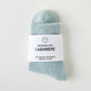 Highland Blue Cashmere Quarter-Length Socks | Flexible Fit