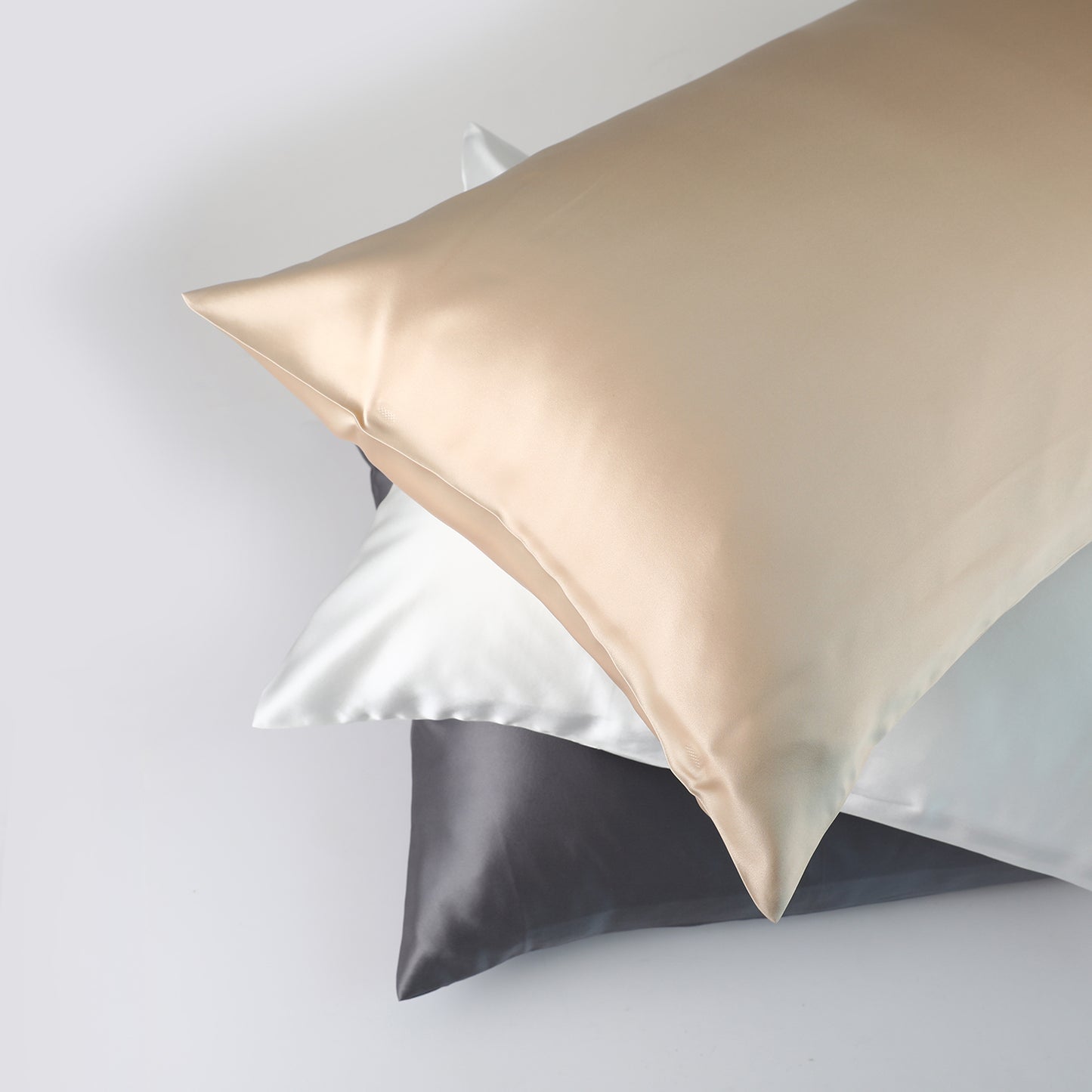 Fleur de Sel Luxury Pure Mulberry Silk Pillowcase | Queen & King | 32 Momme | Drape Collection