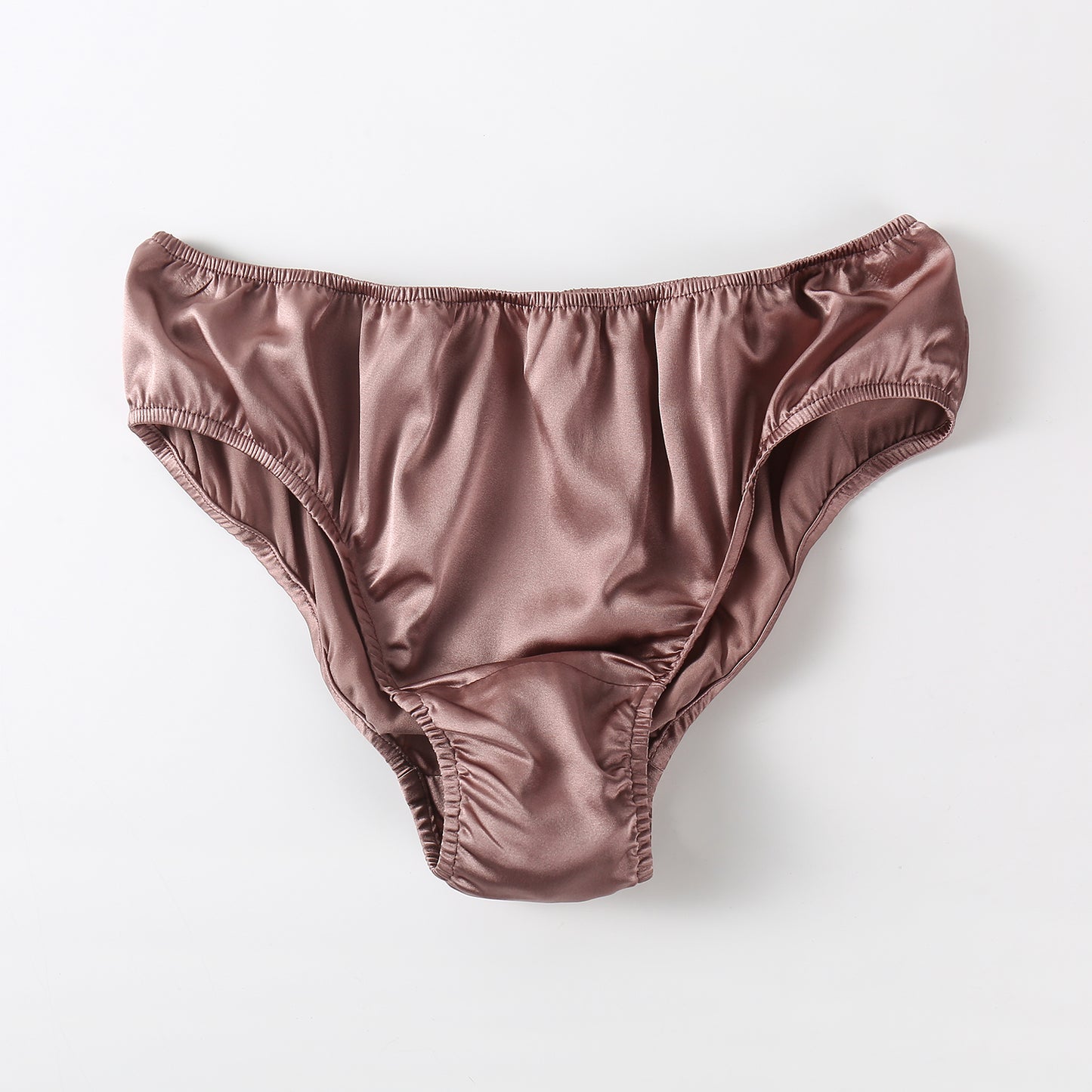 Sample Pure Silk Bikini Size S | Rose wood | Mulberry Silk Pantie