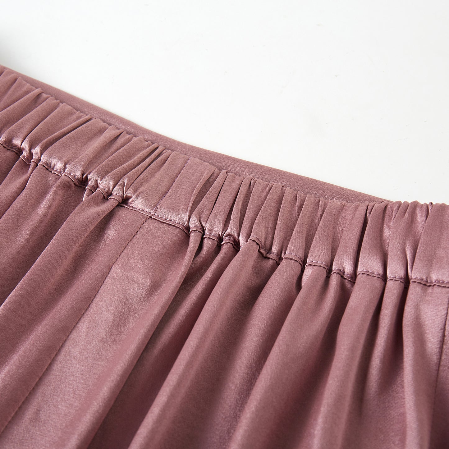 Cocoa Purple Pure Mulberry Silk Shorts | High-Waisted | 19 Momme | Soar Collection