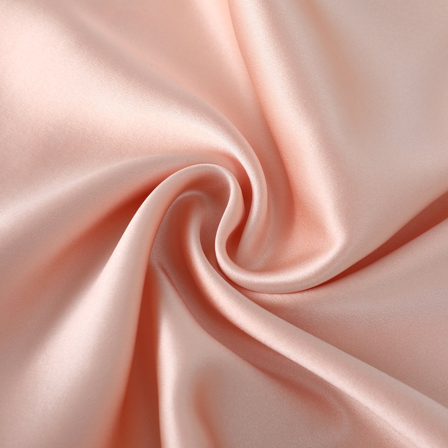 Salmon Pink Luxury Pure Mulberry Silk Pillowcase | Queen | 32 Momme | Drape Collection