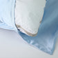 Blue Macaron Luxury Pure Mulberry Silk Pillowcase | Queen | 32 Momme | Drape Collection