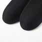 Black Sesame Cashmere Quarter-Length Socks | Flexible Fit