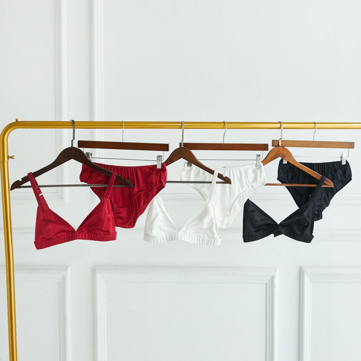 Ruby | Handmade Pure Silk Bralettes | No Padding No Wire | 19 Momme Silk Charmeuse