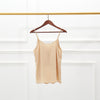 Sample: Beige Silk Crepe Petal Camisole Small