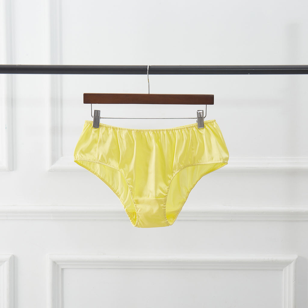 Custom Made Pure Mulberry Silk Bikini Panties | Mid Waist | 22 Momme | Float Collection