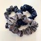 Coming Storm | Set of 3 Pure Mulberry Silk Mini Scrunchie | Weekly Special Hair Ties | 0.8 inch