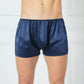 Navy Pure Mulberry Silk Men's Trunks | Low Rise | 19 Momme | Soar Collection