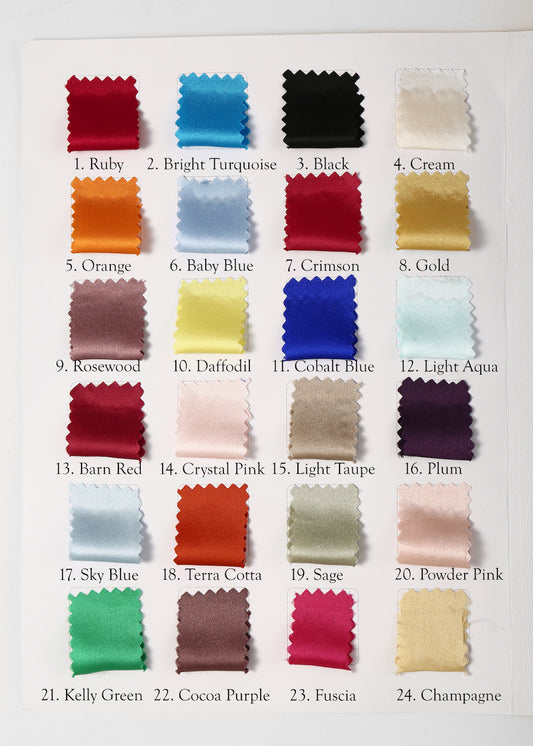 Sample Silk Fabric for Custom Orders | Pure Mulberry Silk | 22 Momme & 32 Momme | Personalized Customizable Gifts