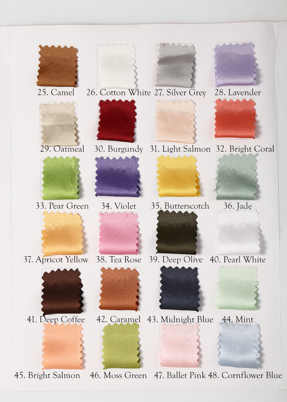 Sample Silk Fabric for Custom Orders | Pure Mulberry Silk | 22 Momme & 32 Momme | Personalized Customizable Gifts