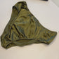 Sample Pure Silk Bikini Size M | Olive Green | Mulberry Silk Pantie