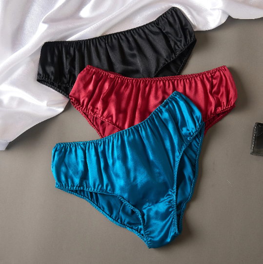 100% Silk Underwear Women's Silk Panty Briefs Silk Bikini Panties
