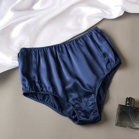 Womens Underwear 100% Natural Mulberry Silk Panties High Waist