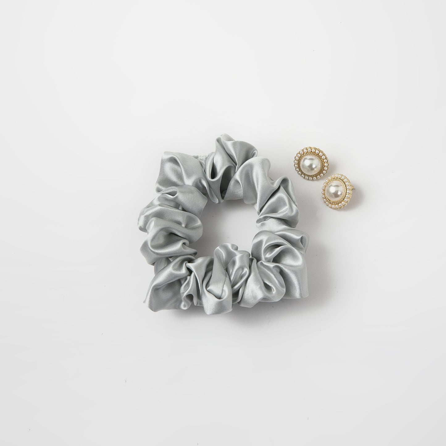 Pure Mulberry Silk Regular Scrunchie | 1.4 Inch | 22 Momme | Float Collection