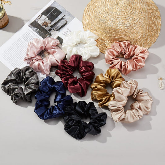 Pure Mulberry Silk French Scrunchie | 2 Inch | 22 Momme | Float Collection